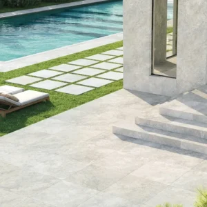 picture of garden decorated with products from our paver tile manufacturing company