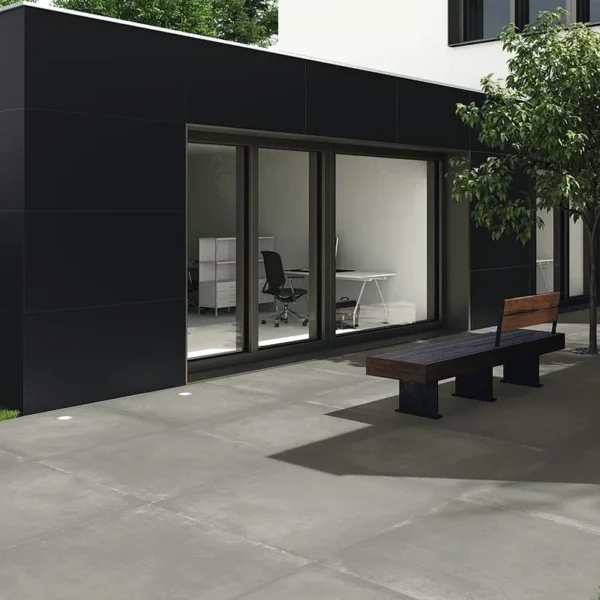 outdoor ambiance decorated with our paver tile manufacturing products