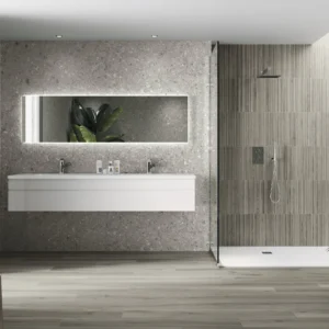 minimalist design using wall tiles acquired from our company